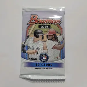 New Sealed Pack Of 2025 Bowman Baseball Cards 10 Cards Per Pack
