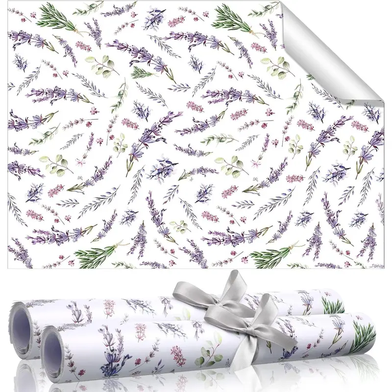 20 Sheet Fragrant Drawer Liners for Dresser Scented Cabinet Paper Liners for Shelves 15.8 x 22 Inches Non Adhesive Drawer Paper Mats for Home Shelf Close (Lavender)