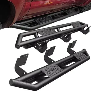YITAMOTOR 6" Side Step Rails Compatible with 2009-2018 RAM 1500 Quad Cab, 2019-2023 RAM 1500 Classic, 2019-2024 RAM 1500 Crew Cab New Body Style, Upgraded Running Boards Textured Black Heavy Duty Truck Nerf Bars