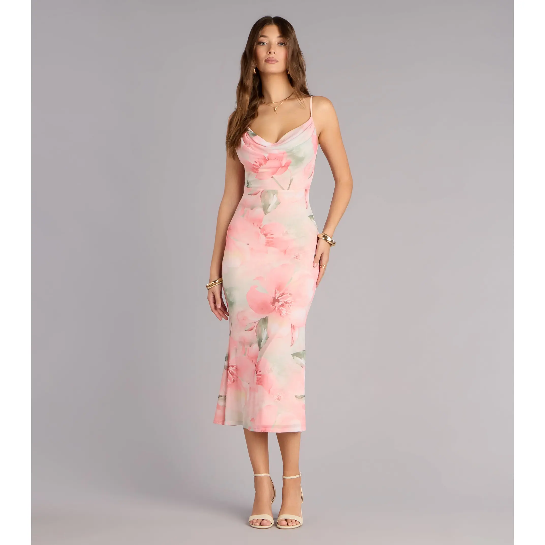 Grace In Motion Floral Open Back Midi Dress - TikTok Shop Grace In Motion Floral Open Back Midi Dress - TikTok Shop