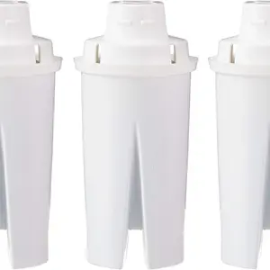 Basics Replacement Water Filters for Pitchers, Compatible with Brita, 3-Pack