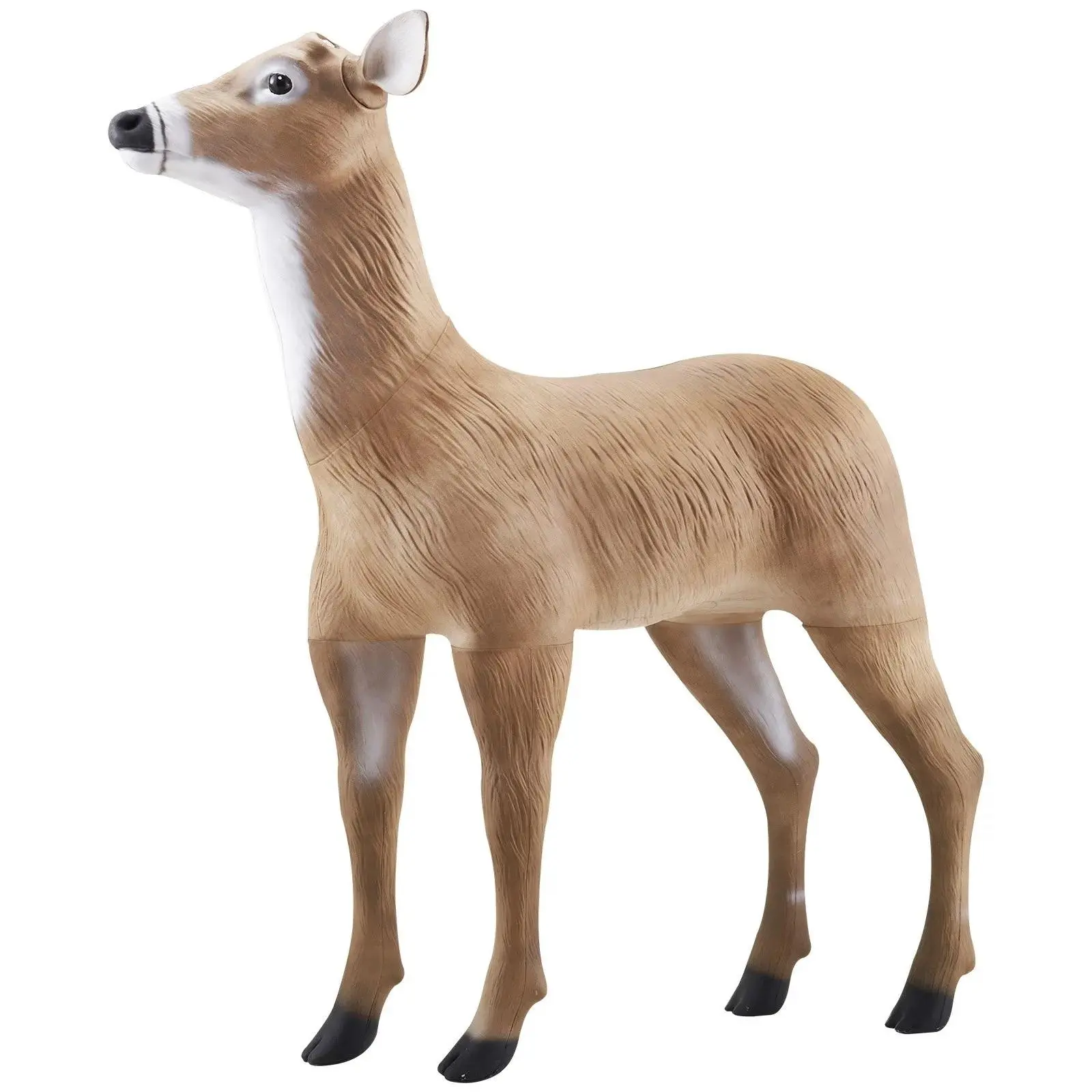【Summerfinds】VEVOR Deer Decoy,  Outdoor Deer Decoys for Hunting, Realistic Durable HDPE Doe Hunting Decoy, Foldable Legs for Easy to Carry and Use, for Garden Yard Decoration, 1-Pack