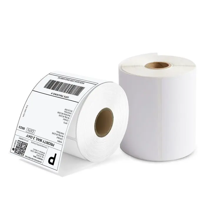 4x6 in Self-Adhesive Thermal Shipping Labels, 500 Labels per Roll (Single Roll) 4x6 in Self-Adhesive Thermal Shipping Labels, 500 Labels per Roll (Single Roll)
