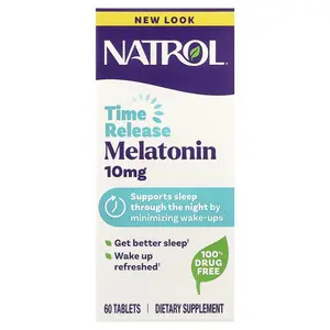 Natrol Melatonin, Time Release, 10 mg, 60 Tablets