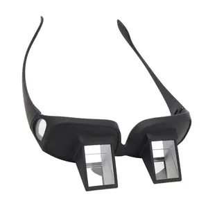 Big Size Prism Lazy Glasses - 90° Horizontal View for Lying Down Reading/TV Lightweight Durable High-Quality High Definition Eyewear