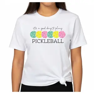 Pickleball T-Shirt for Women - Unisex Sport Shirt with Graphic Design, Ultra-Soft Fabric, Perfect for Game Day or Everyday Wear - Womenswear