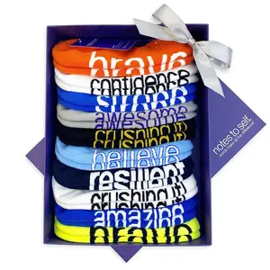 For one who is brave and so much more - 10 pairs of socks in keepsake box
