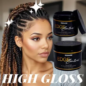 Edge Control Braid Gel: Strong Hold, No Frizz, All Hair Types Texturizing Product Haircare