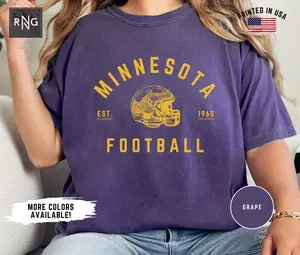 Minnesota Football Shirt, Viking Football Gameday Shirt, Minnesota Football Apparel, Viking Sports Apparel, Retro Minnesota Football Gift