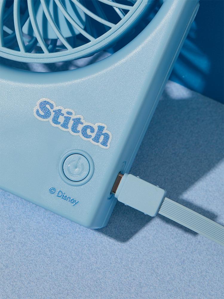 Disney Stitch Folding Mini Fan,Portable Handheld Fan, Cute and Collapsible, Rechargeable, Perfect for Outdoor Activities,Travel, Summer, Beach ,Disney Fans and Outdoor Use