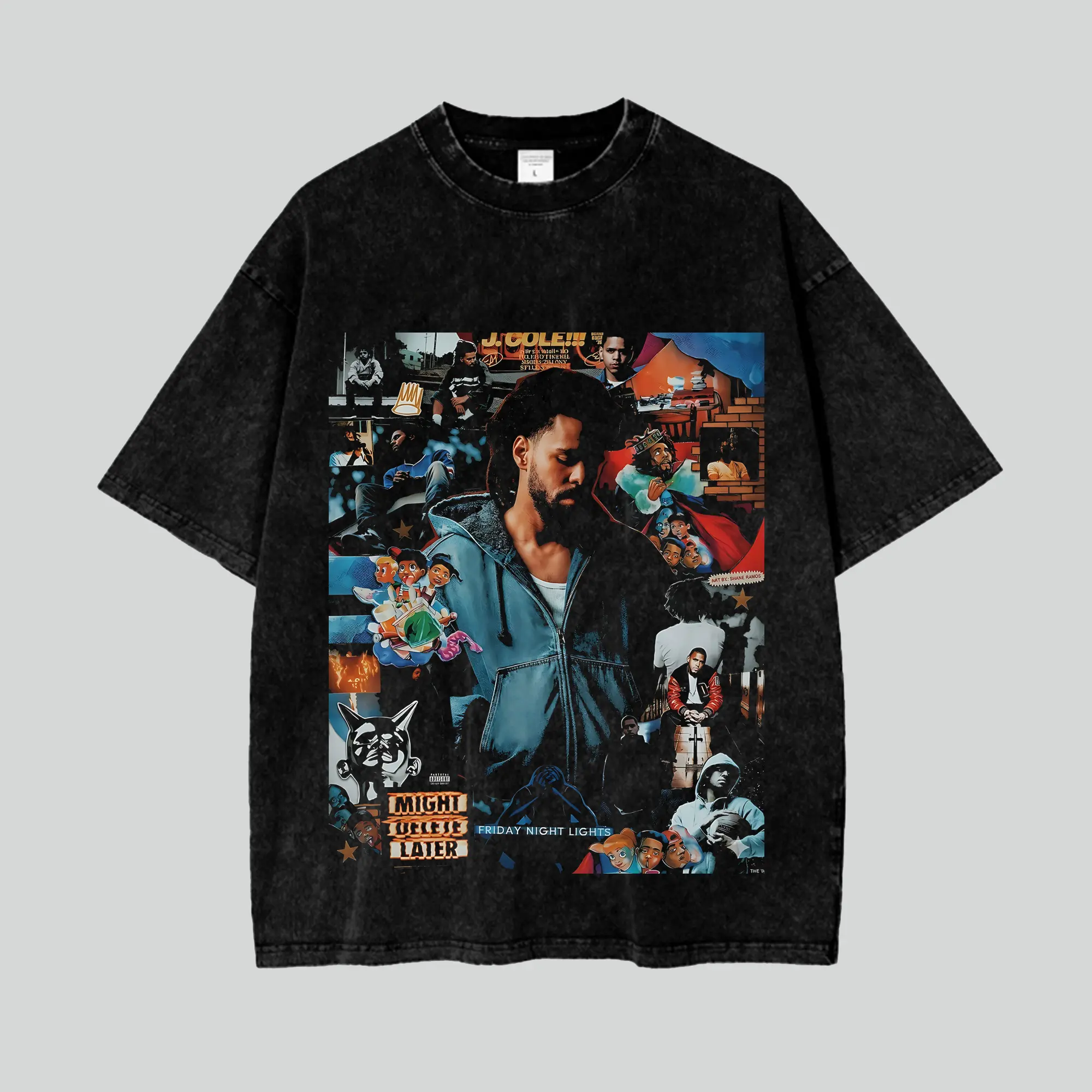 J Cole - The Fall-Off 2026 High-quality, Soft Washed Cotton T