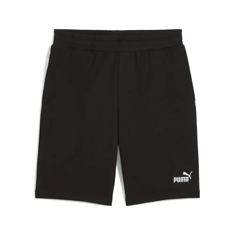 PUMA Mens Essentials No.1 Logo 10 Inch Shorts Casual Bottoms Casual Drawstring - Black