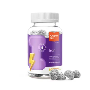 Zahler Chapter Six Iron Gummies for Adults - 60 Delicious Flavored Gummies with Vitamin C for Optimal Health & Energy Support - Supplements