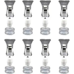 Rurili 10 count  Rotating Advertising Price Tags Label Clip Merchandise Sign Display Label Holder Clips Desktop Vertical Swing Clamps for Stores,Restaurant,Supermarkets, Shopping Malls1