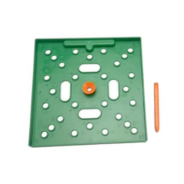 Seeding Square Garden Seed Spacing Tool Set - Make gardening less stressful, maximize your garden space and take the guesswork out of garden planning. 2