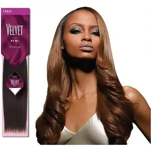 Outre Velvet Remi Yaki Human Hair Weaving 8" - 18"