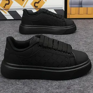 UYCEKK Men's & Youth Low-Top Skate Sneakers - Non-Slip Wear-Resistant Skateboard Shoes with Thick Rubber Sole, Lace-Up Round Toe Casual Sports Shoes Suitable for & - Outdoor Shoes for, Travel, Casual Attire