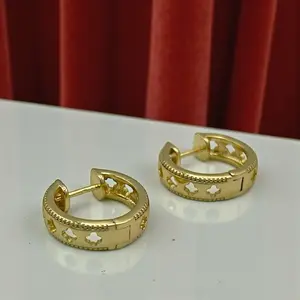 Luxury Hoops - Gold Plated 14k
