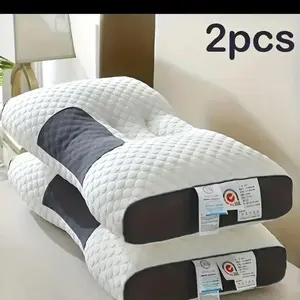 Knitted Pillow SP Cervical Protection - 2pcs, Ultimate Comfort & Support, Designed for Safe Sleep