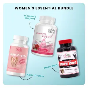 Women's Essential Bundle - Maca Root, Women's Support, ApHr-O-dYte