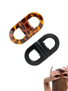 Magnetic Hair Clips, Strong Hold & No Slip, 2-In-1 Styling for Easy Everyday Hairstyles, Gentle on All Hair Types, Seamless Design, Ponytail Claw Clip