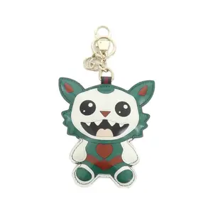 Pre-owned GUCCI Canvas Small Leather Goods BESTIES GG Pattern Coated Keyring