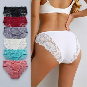 Women's lace underwear set - 18-piece sexy breathable low-waist elastic seamless bikini underwear, comfortable and fashionable - underwear, romance, women's clothing - new spring Style Lingerie Womenswear Panties