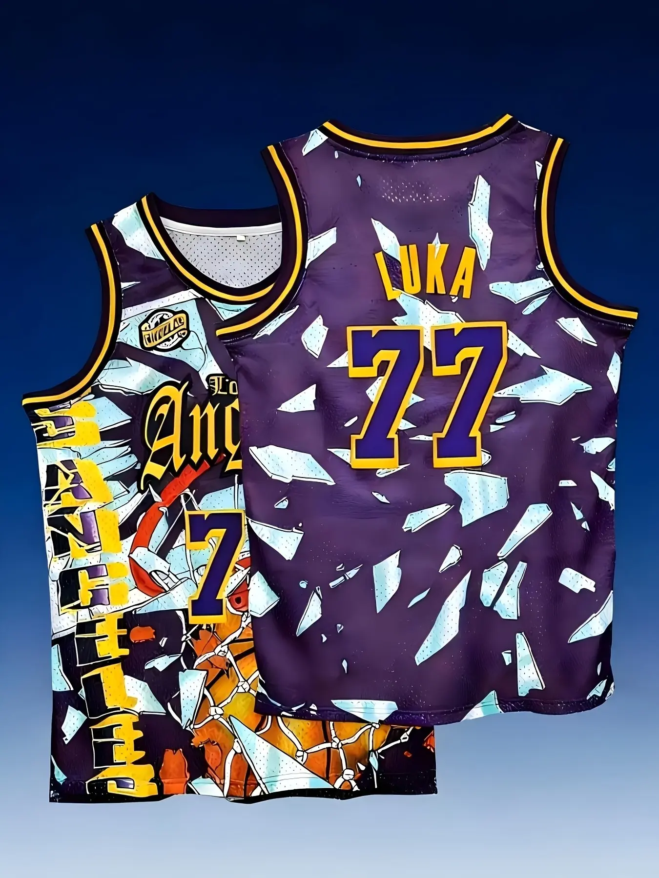 Fashion Embroidered Sleeveless Jersey Mesh Fabric Breathable, Stylish Sports Wear, Embroidery Sportswear, Sporty Sports Top, Workout Tops, Athletic Top, Comfortable and Ventilated Clothing, Ideal for Active Lifestyle