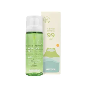 PRETTYSKIN The Pure Jeju Cica 99 Facial Mist, 3.38fl.oz(100ml) with 99% Centella Asiatica Extract, Hydrating Skincare Mist