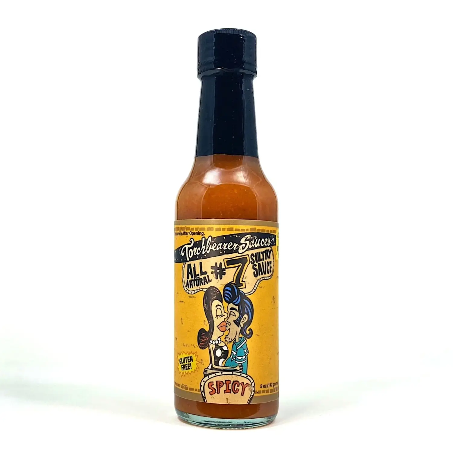 TORCHBEARER SAUCES Sultry Sauce All Natural #7 Spicy Flavor Gluten Free 5 oz Bottle