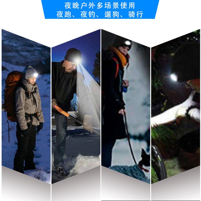 Bluetooth Beanie with Light, Unisex USB Rechargeable 4 LED Fashlight Hat with Cordless Headphones, Unique Christmas Birthday Gifts for Men Husband Teen warm beany Knit Balaclava Outdoor Activities skull cap cycling Spider Web sport lightweight sweat