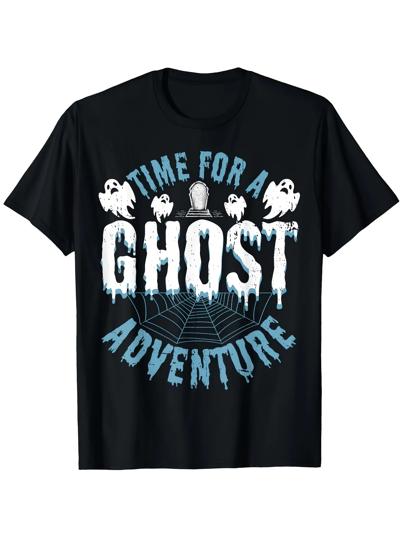 Ghost Hunting Adventures Quote for Paranormal Inve unisex soft cotton short sleeve t shirt, vintage graphic casual tee for men women teens, perfect birthday holiday gift for camping travel gym daily street  wear