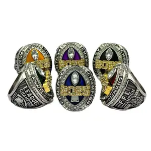 Fashion Trendy New 2025 FFL fantasy football championship ring, men's big ring jewelry gift