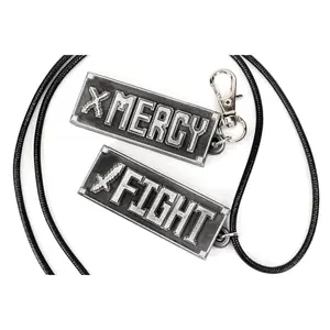 Undertale Mercy and Fight Keychain / Necklace - Deltarune & Undertale