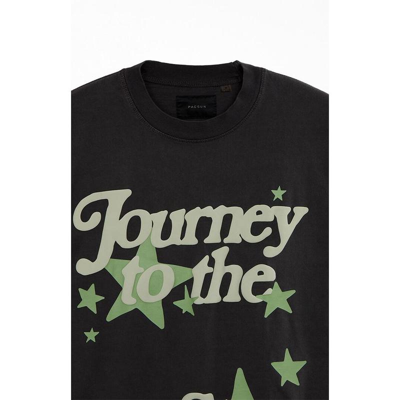 Pacsun Men's Journey To The Stars Washed Oversized T-Shirt