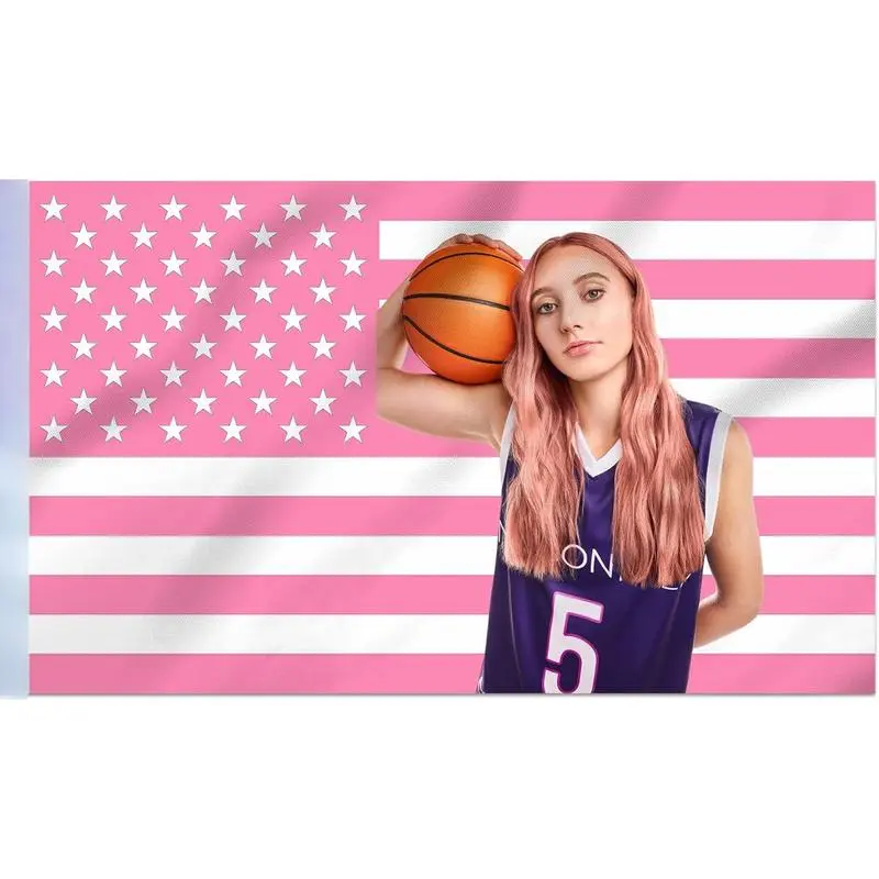 Paige Bueckers Themed Polyester Flag Print Tapestry, Double-Stitched Full Print Wall Decor, Multi-Size Indoor/Outdoor Hand Wash Accessory for College Dorm Rooms & Garden Porches, Garden Glam