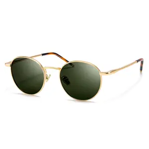 SUNGAIT Vintage Round Sunglasses for Women Men Trendy Retro Style Premium Metal Shades UV Protection Beach Unisex Classic Design SGT060