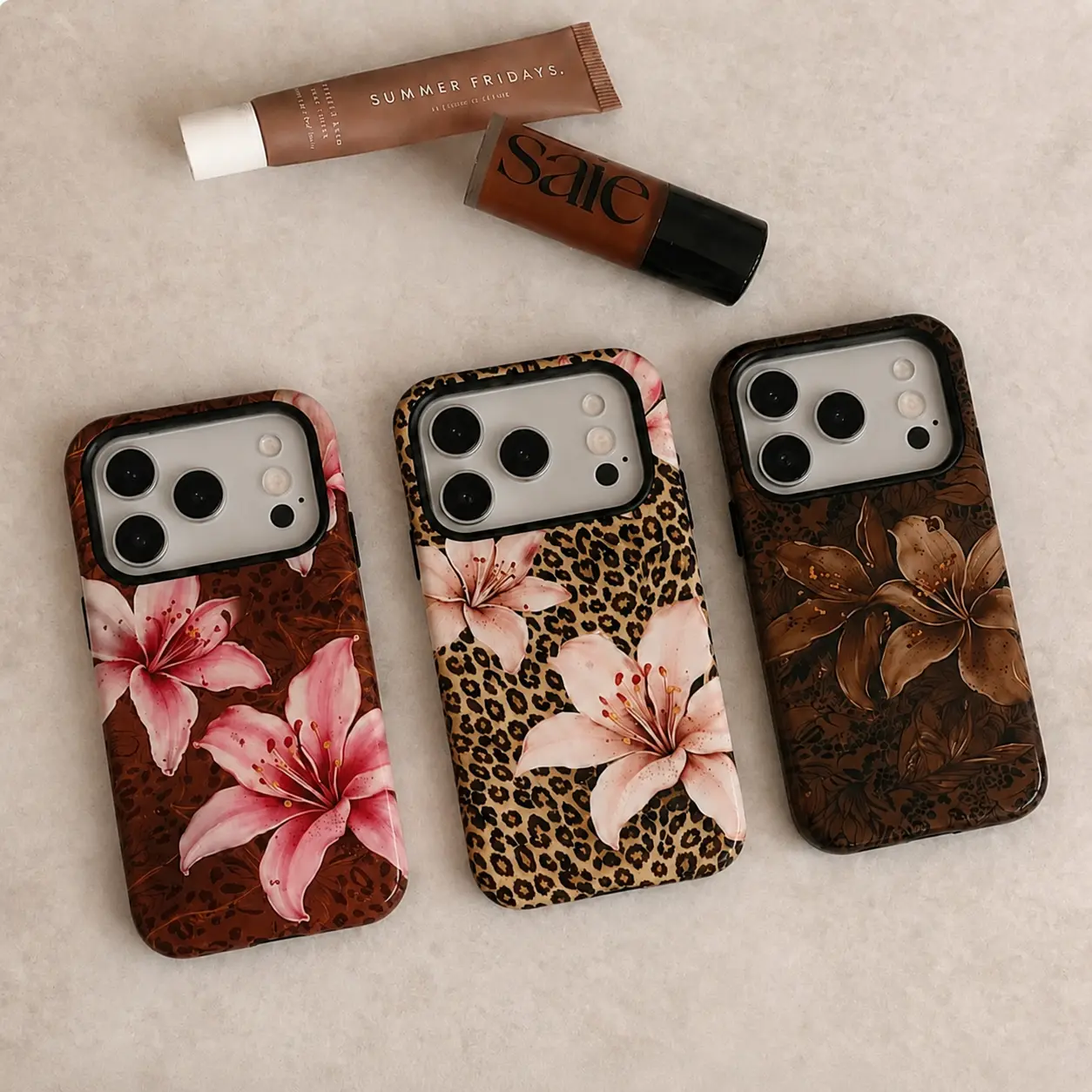 Leopard Cheetah Animal Print Custom Phone Case for Girls - Durable Shockproof Polycarbonate TPU Casing with Protection, Fit for iPhone 17 Pro Max/16 Plus/16/15/14/13/12/11 Plus Air & Galaxy S26/25/24/23/22/21 Ultra Plus FE,