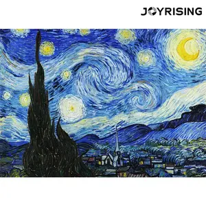 JOY RISING The Starry Night Jigsaw Puzzle 1000 Pieces For Adults Van Gogh Oil Painting Puzzle