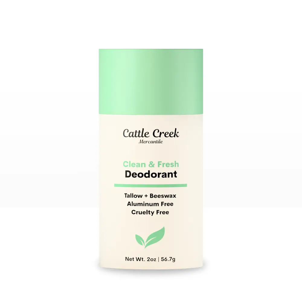 Natural Tallow Deodorant | Aluminum-Free | Long-Lasting Odor Protection | Non-Toxic, Sensitive Skin Safe | Moisturizing & Non-Sticky | Grass-Fed Tallo