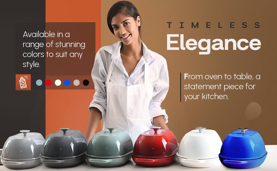 The Freeform Dutch Oven • Enameled Cast Iron • Oval • 5.5-Quart