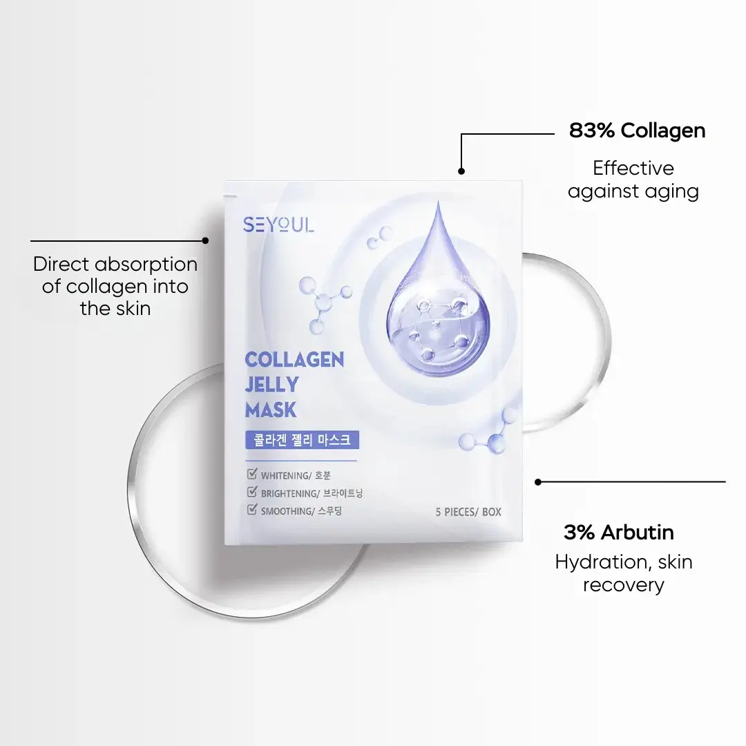 SEYOUL Collagen Jelly Mask - 80% Fresh Collagen, Hydrating