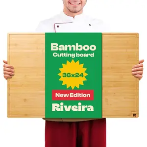 Extra large cutting board 36 x 24 xxl cutting boards for kitchen 36 inch butcher block cutting board 36 inch charcuterie board 36 inch noodle board stove cover