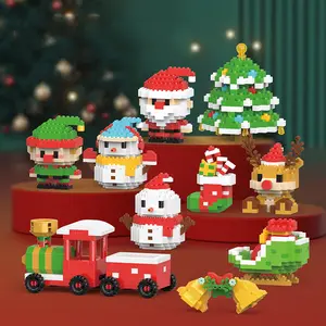 Christmas Blue-hatted Snowman Building Block Sets Compatible with Lego Advent Calendar 2025 Stacking New Toys Holiday Present Box New Year Xmas Gifts for Kids for Boys & Girls and Adults, christmas gift, teenage boy gifts