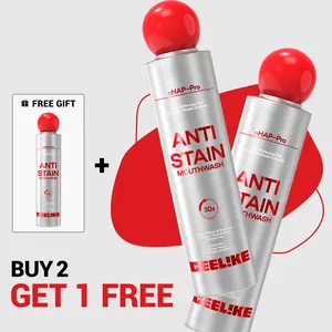 CEELIKE Anti Stain Mouthwash 3-Pack – Fresh Breath Oral Care for Brighter Smiles