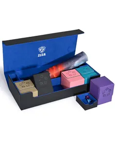 Collector's Edition Large capacity TCG Card Deck Box 6 In 1 with Playmat and 5Pcs Deck Box Holds 2100+ Cards, suit for Contest MTG Yugioh Sports Cards, Christmas Gift and players of different scenarios