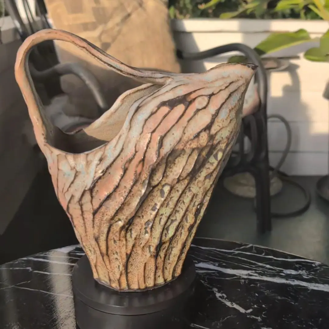 Consciousness Jug - Handmade Art Design, Distinctive Style, Functional Container, Ceramic art