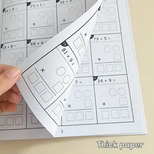 Two-Digit Multiplication Practice Book, Essential Math Learning Tool, Learning Materials, Skill Enhancement, Back-To-School Christmas Math Helper