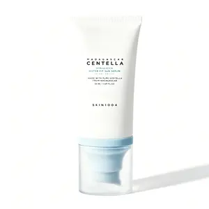 SKIN1004 Hyalu-Cica Water-Fit Sun Serum UV 50ml (OTC) - Lightweight Sunscreen for Daily Use, Korean Sunscreen, Watery and Creamy Texture, Sunscreen for Sensitive Skin