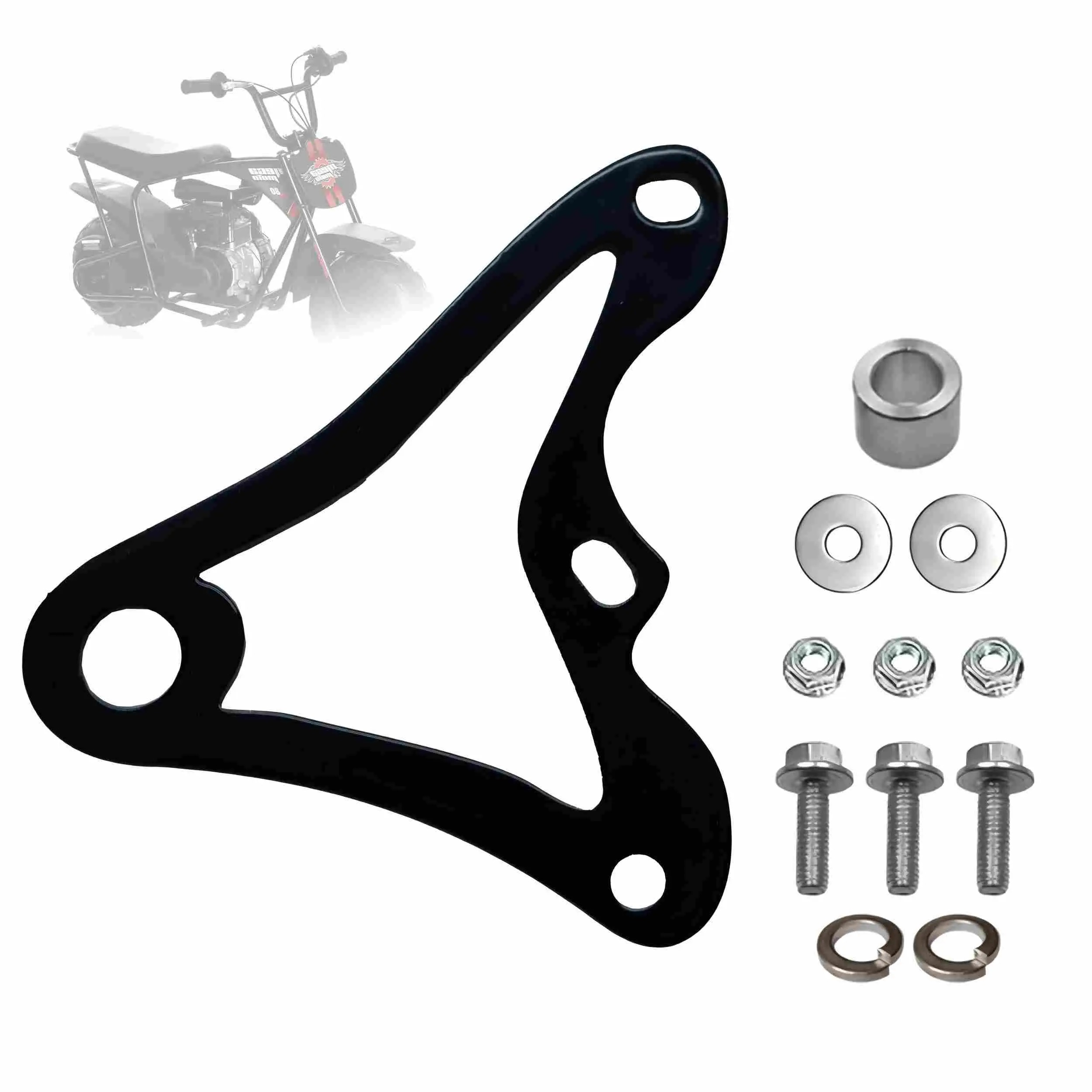 JMCHstore Mini Bike Hydraulic Brake Caliper Bracket kit for Monster Mega Moto MMB80 80cc FRP GMB100 98cc, For Coleman B100 RB100 RT100 Mini Bike